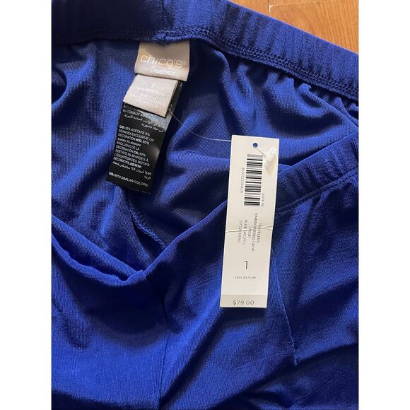 Chico’s Travelers Embroidered Cropped Women’s Size 1X - Picture 2 of 6